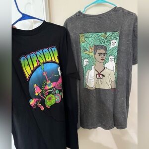 Set of Two RipnDip T Shirts Size XL